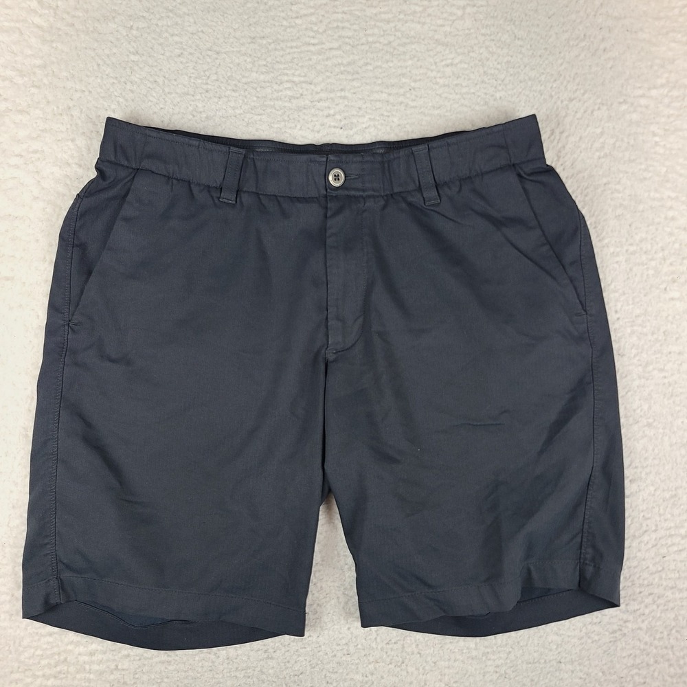Under Armour Shorts Mens 36 Black Heatgear 9" Hybrid Chino Performance Golf